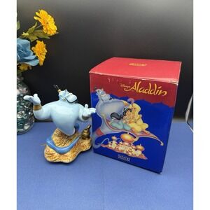 Schmid Disney's Aladdin Genie Rotating Music Box Figurine Plays A Friend Like Me